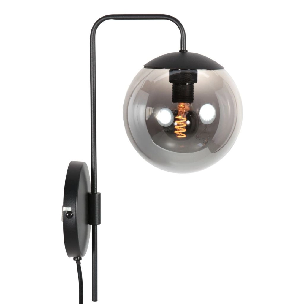 Lampe murale Bollique Noir Steinhauer 8712746184716