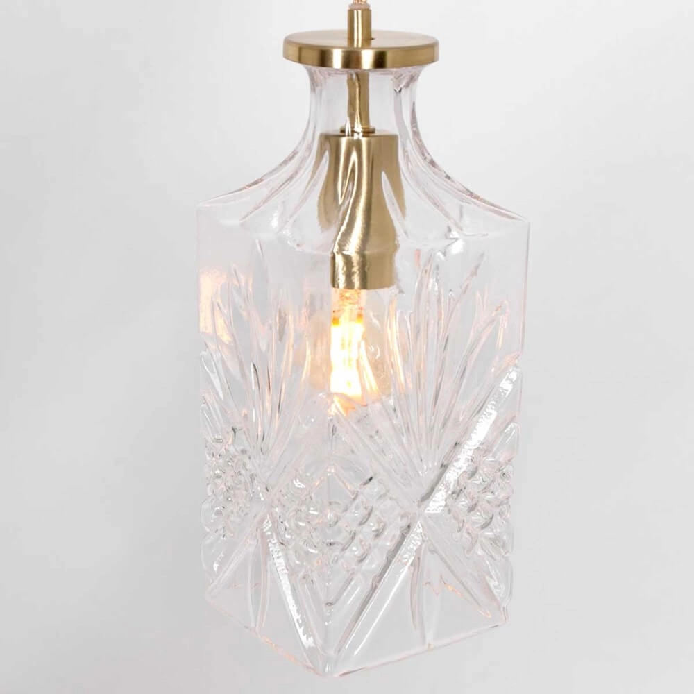 Lampe suspendue classique Grazioglass Ø 10 cm Steinhauer 8712746166347