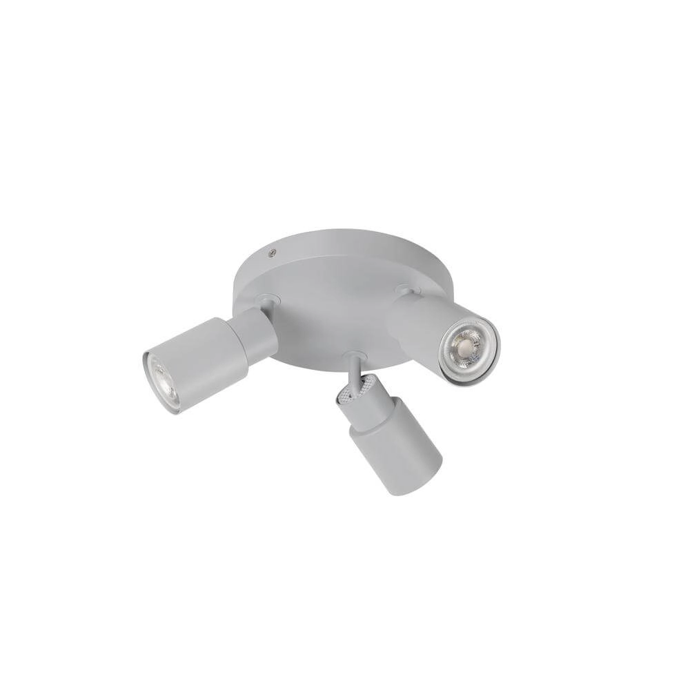 Projecteur rond Puri 2.0 Tube Gris 3 lumières SLV 4024163293914