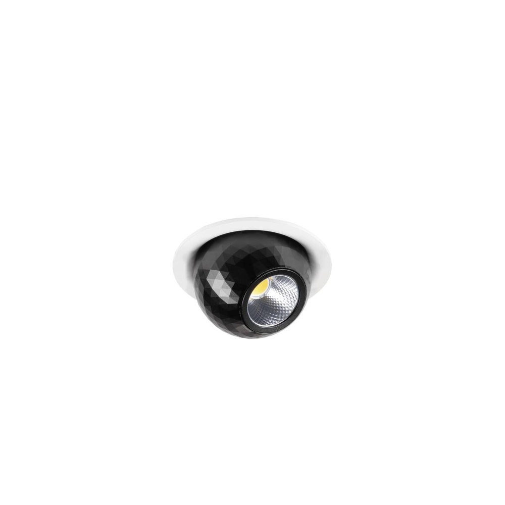Spot encastré Dysko blanc avec noir SLV 4024163316705