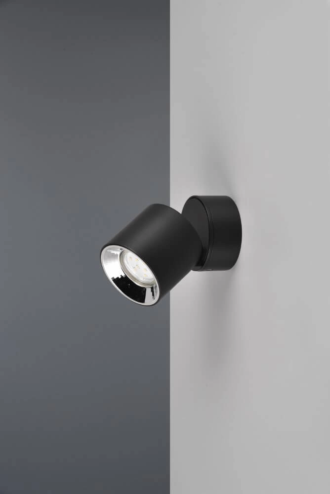 Plafonnier Guayana noir Trio 4017807573930