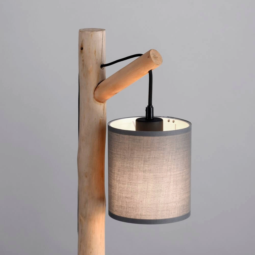 Lampe de table rurale Green Tribu taupe Just Light 4043689995188