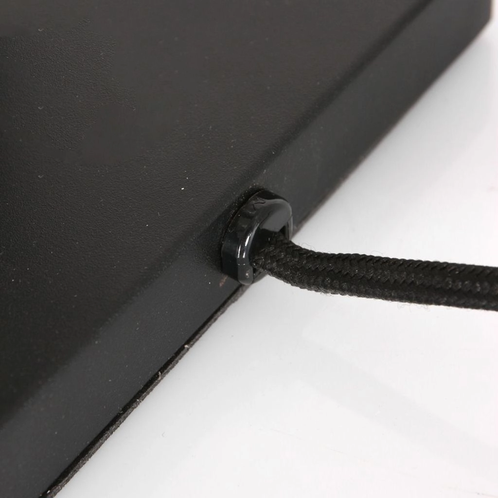 Lampe de table noire Stang avec un chapeau en liège Ø20cm Steinhauer 8712746180541