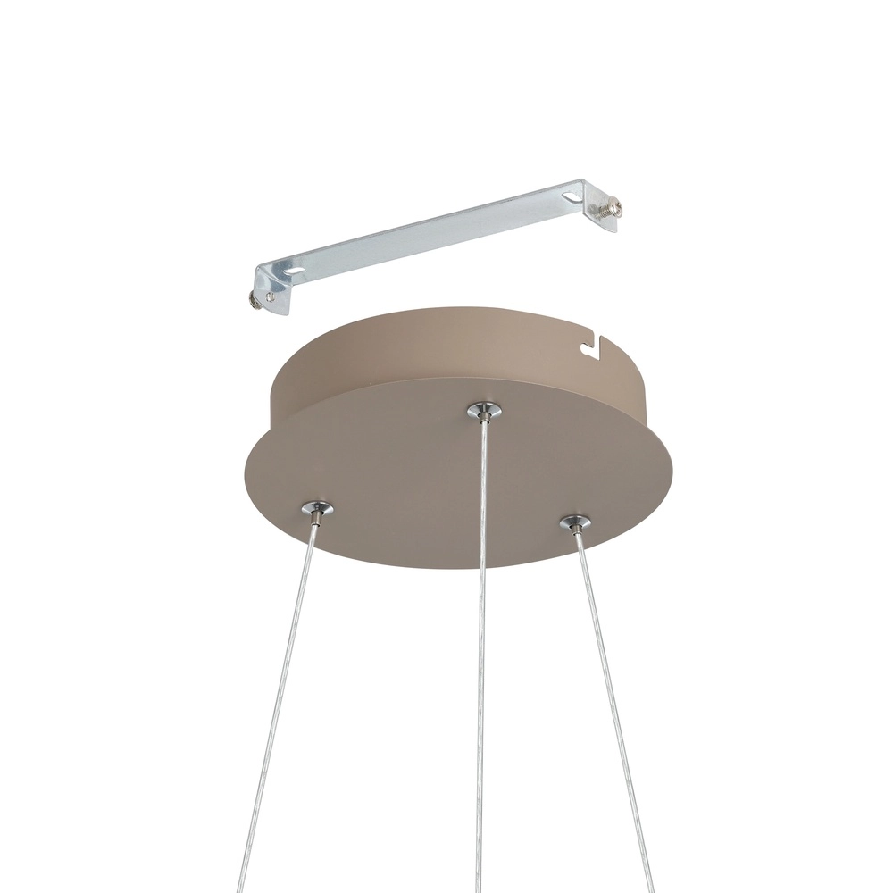 Ø Lumière suspendue LED de 70 cm Ruotale Sable Eglo 9008606303540