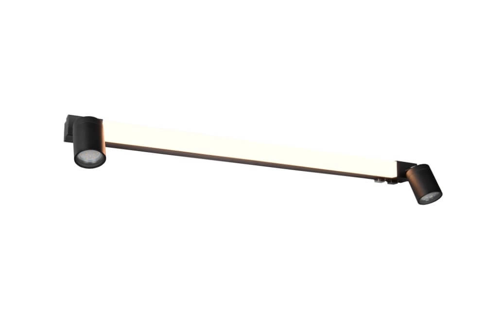 Lampe miroir Enrico 90 cm - noir Trio 4017807615654