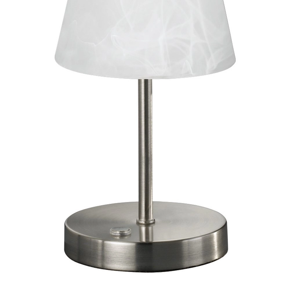 Lampe Emmy gris métallisé Trio 4017807385700