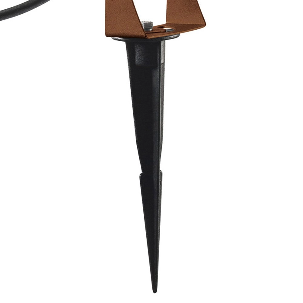 Spot de jardin Led Spike 6w - 3000K - 8cm brun rouille SLV 4024163223843