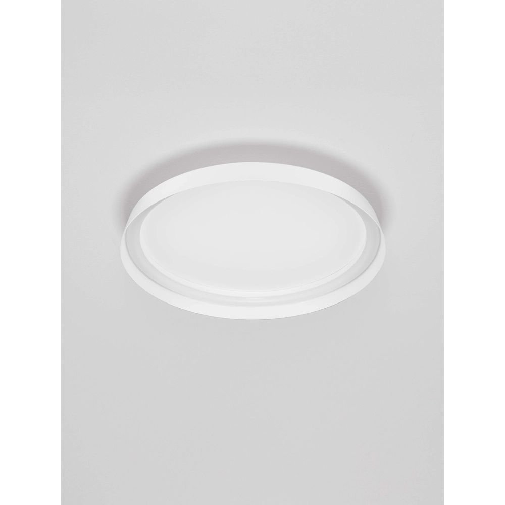 Plafonnier design Ormi Ø 45cm blanc Lyora 5212017463081