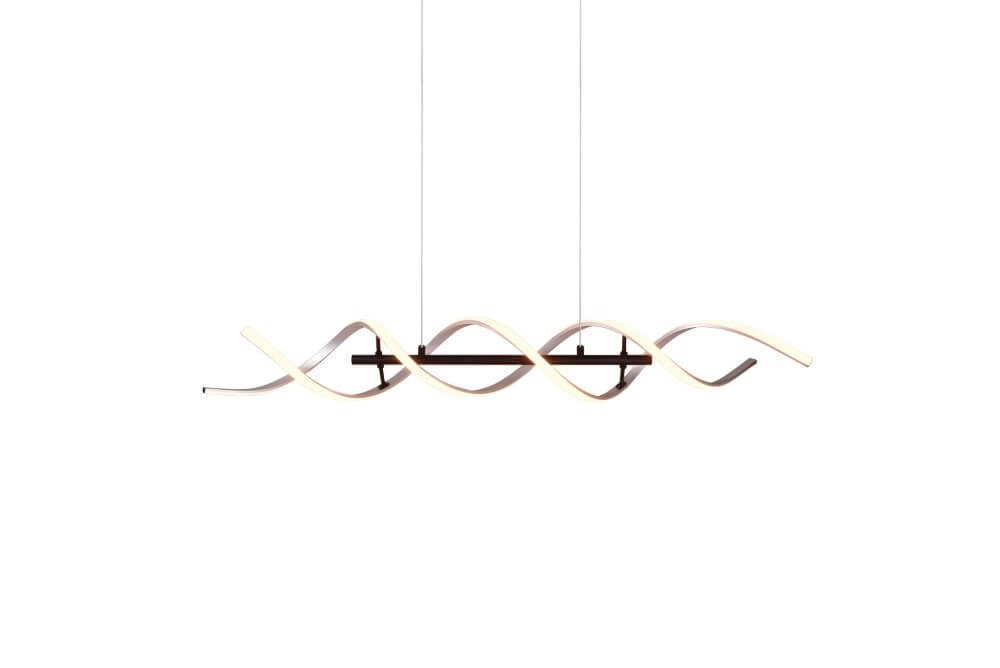 Lampe à suspension LED design Sequence métal brossé Trio 4017807540710