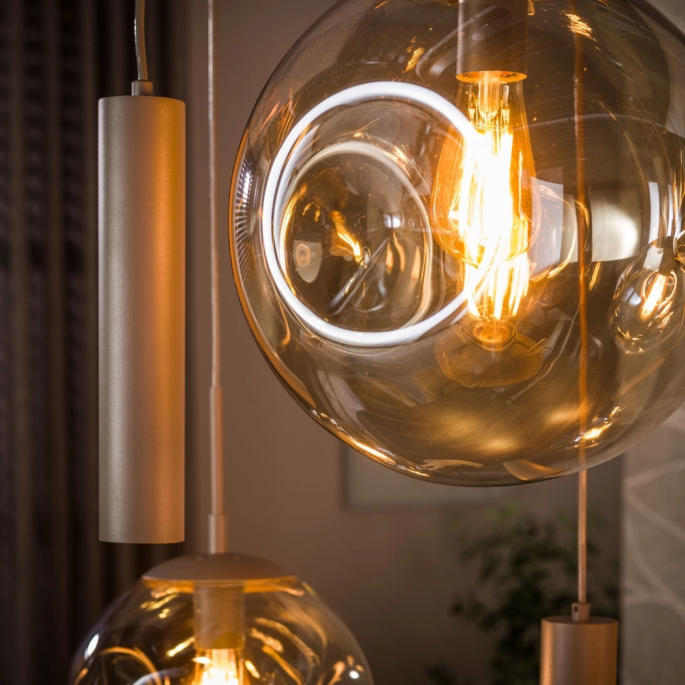 Lampe de plafond à design Stellar Sienna Brown Lyora 8716803515093