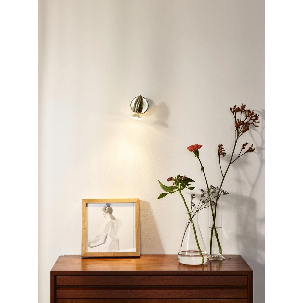 Projecteur de plafond Caro-Led Matt Chrome Lucide 5411212133366