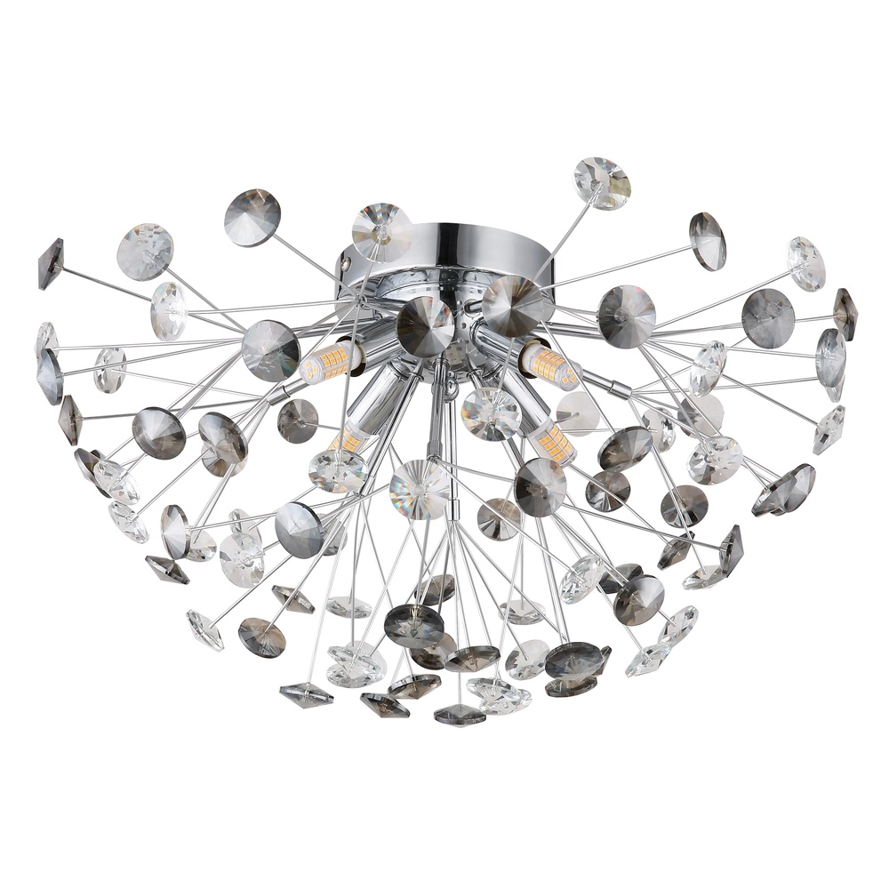 Lampe de plafond Katrina chrome Ø 45cm Globo 9007371481330