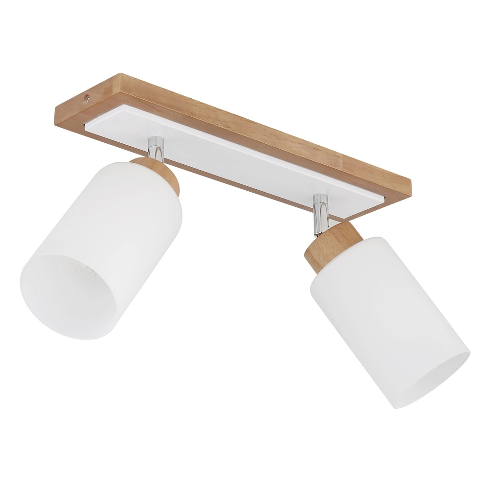 Lampe de plafond Rowena Bois à 2 lumières Globo 9007371592357