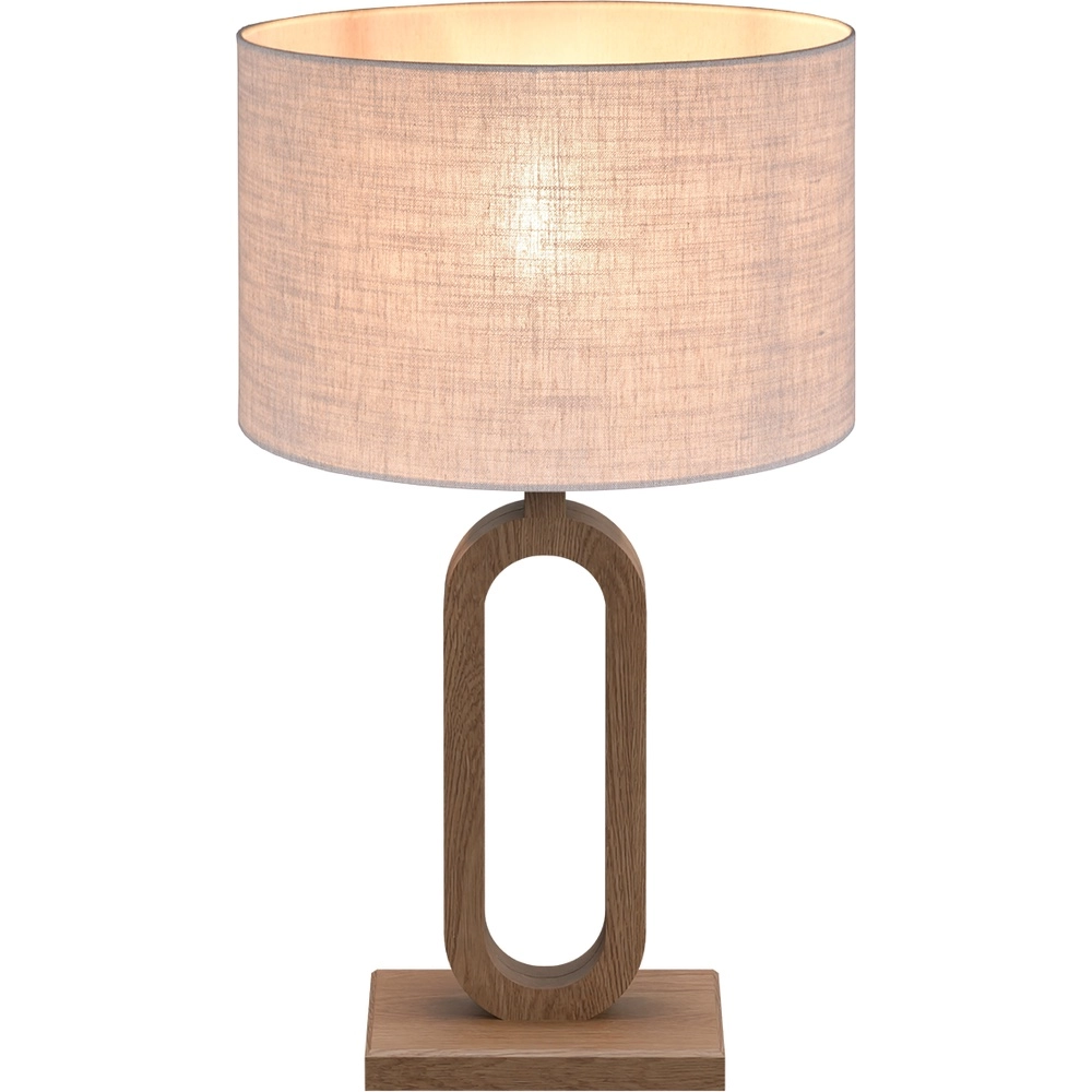 Lampe de table Sino Loop Bois foncé de 39 cm Masterlight