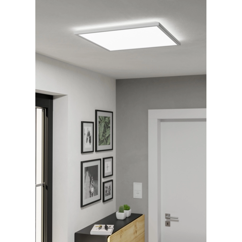 Lampe de salle de bain avec télécommande Rovito-R Carré - Blanc - 50x50cm Eglo 9008606330058