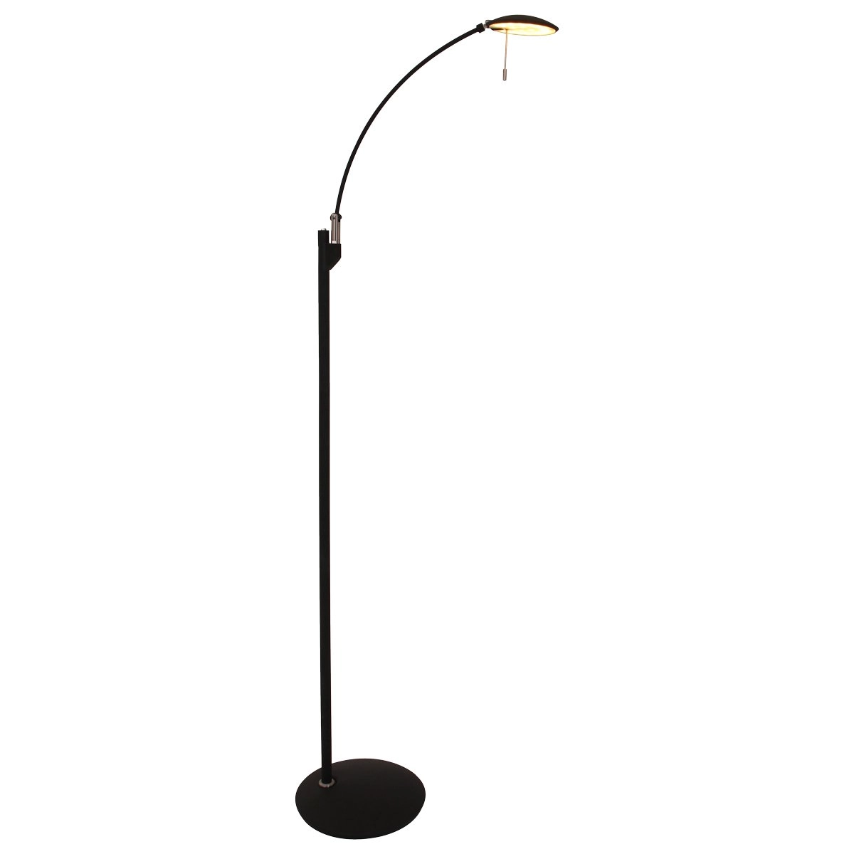 Lampe de lecture led Zenith 2x6w - 2200K - 118cm noir