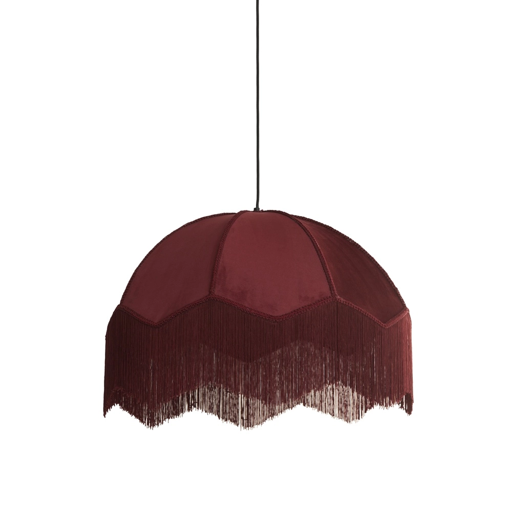 Lampe suspendue Malacia Ø 50 cm - velous bordeaux