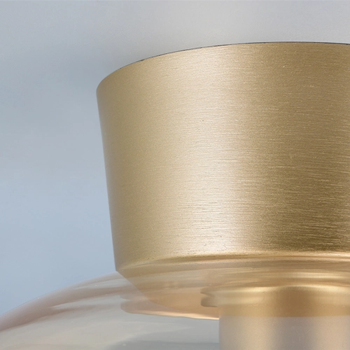 Lampe de plafond Sidera ambre Ø 26cm Trio 4017807697261