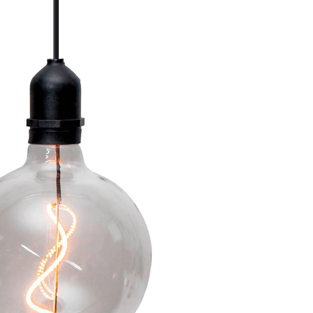 Pendule noire Vignanello brillant Eglo 9008606229925