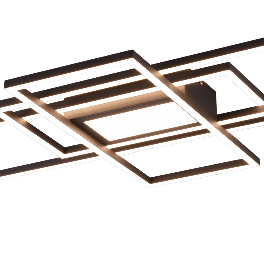 Plafonnier moderne Irvine noir Trio 4017807449495