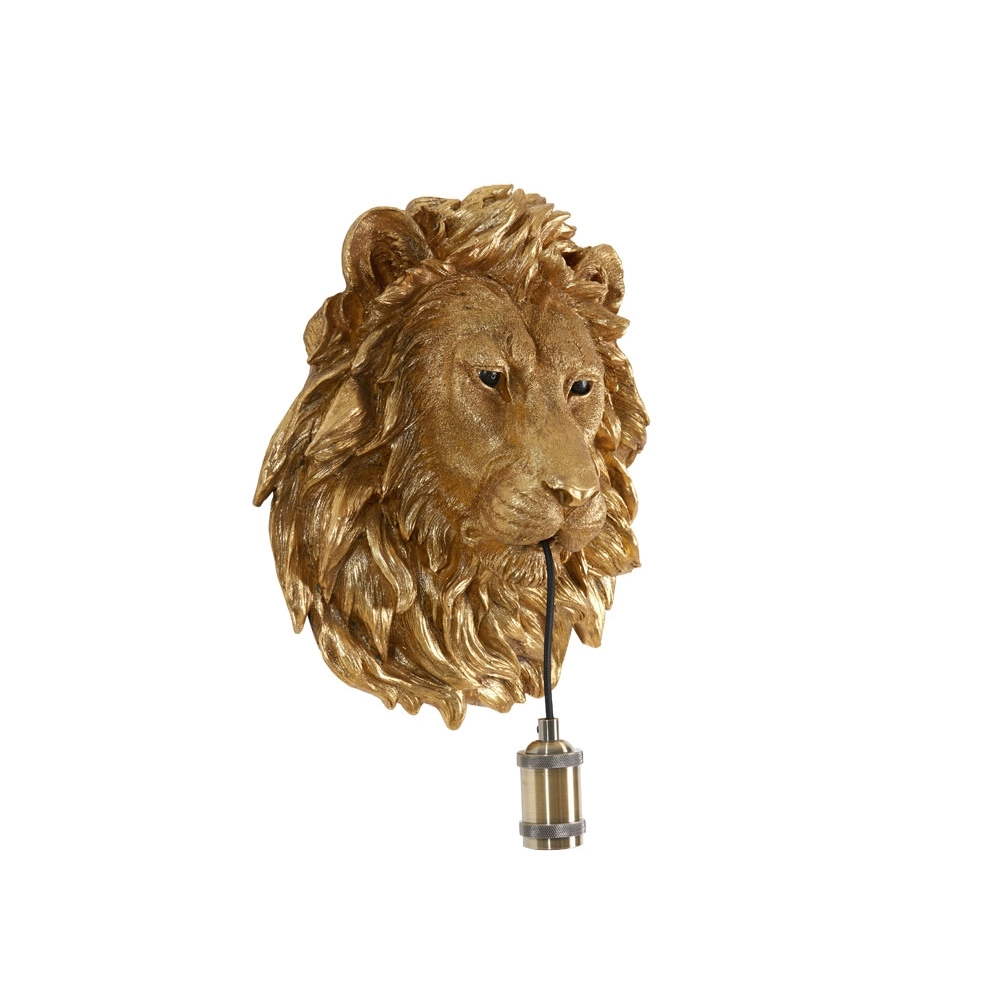 Lampe murale Lion Lion de bronze Light & Living 8717807641085