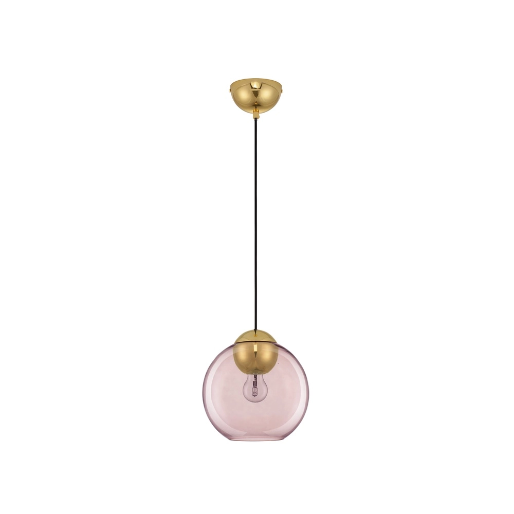 Suspension design Midori verre rose Lyora 5212017434289