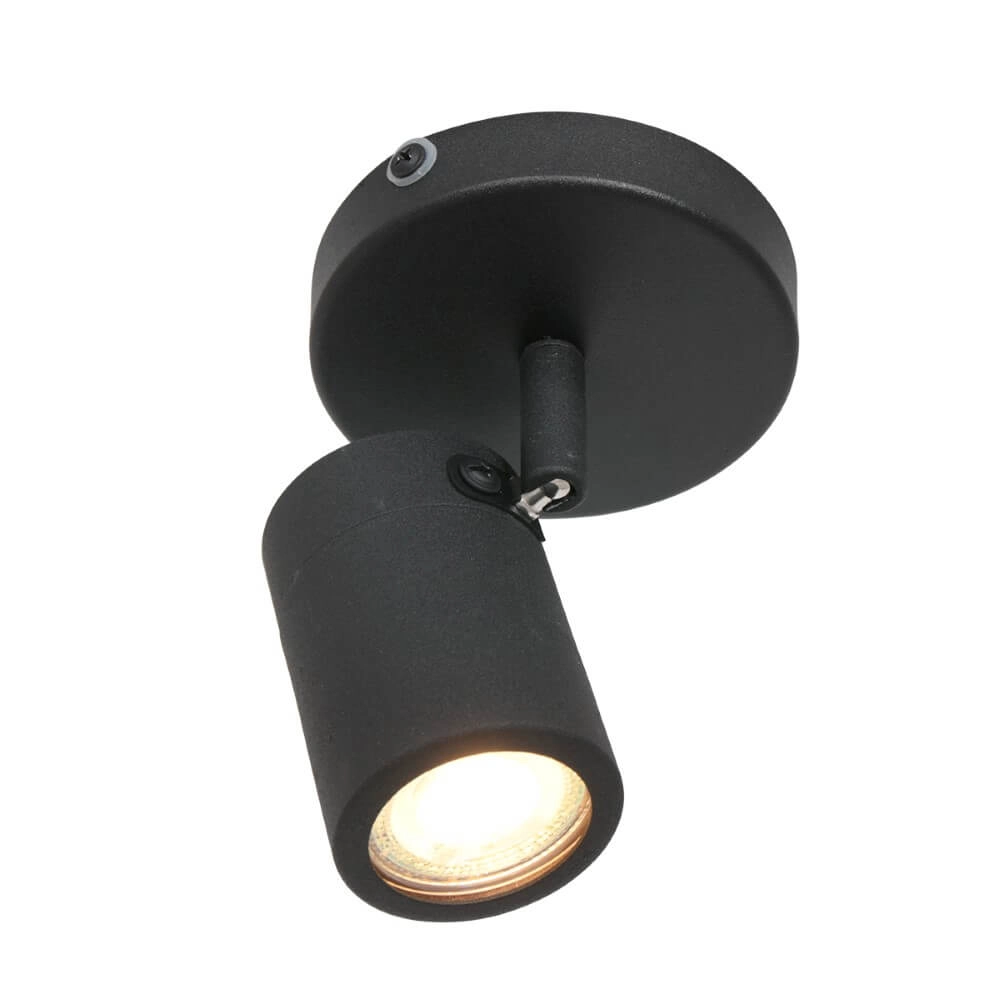 Coin salle de bain Upround LED noir Steinhauer 8712746133479
