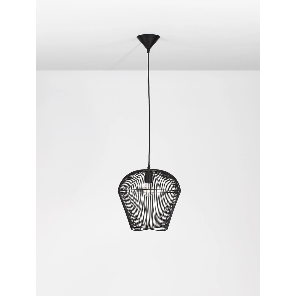 Suspension Bohème Bredo Ø 31,5 cm noir Lyora 5212017438911