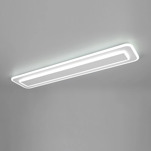 Lampe de plafond moderne Riva Blanc 90 cm Trio 4017807682953