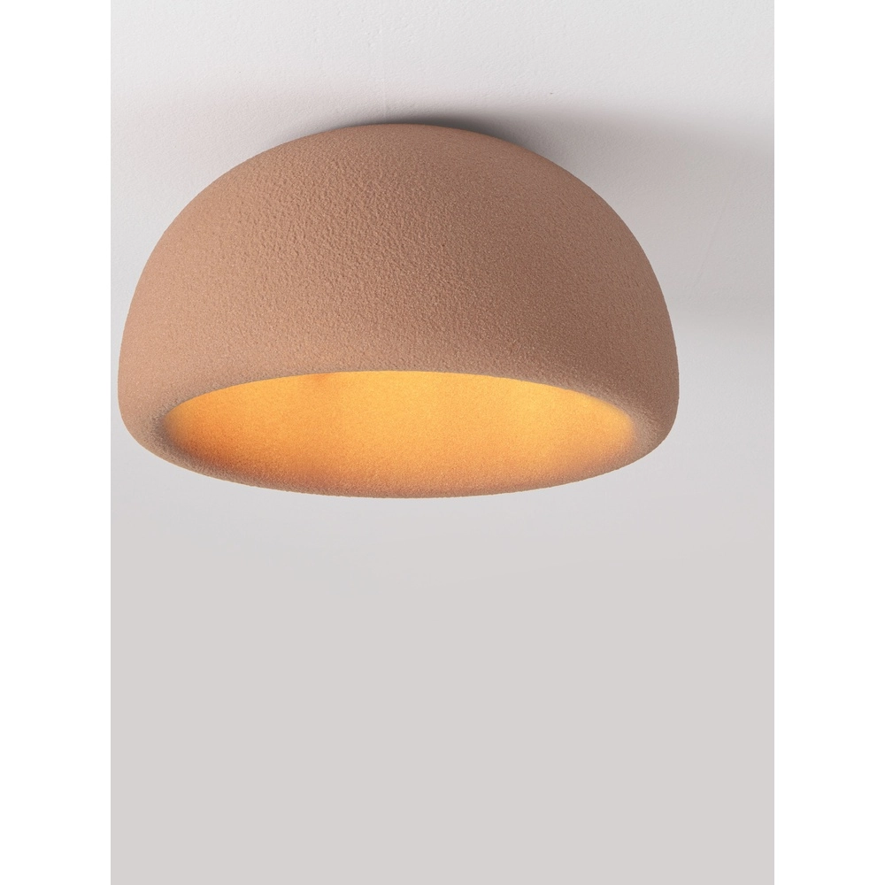 Lampe de plafond moderne Davo terre cuite Ø 43cm Lyora 5212017495709