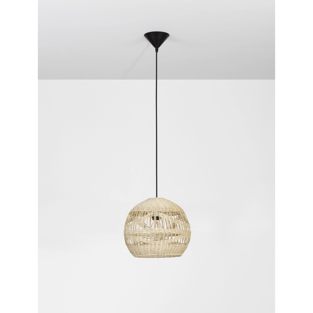 Suspension en rotin Marlo Boule Ø 30cm Lyora 5212017438829