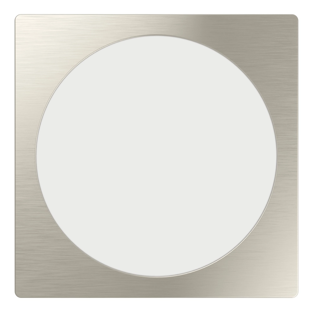 Lampe encastrée Fueva 6 Carré - Acier inoxydable - 21,6x21,6 cm