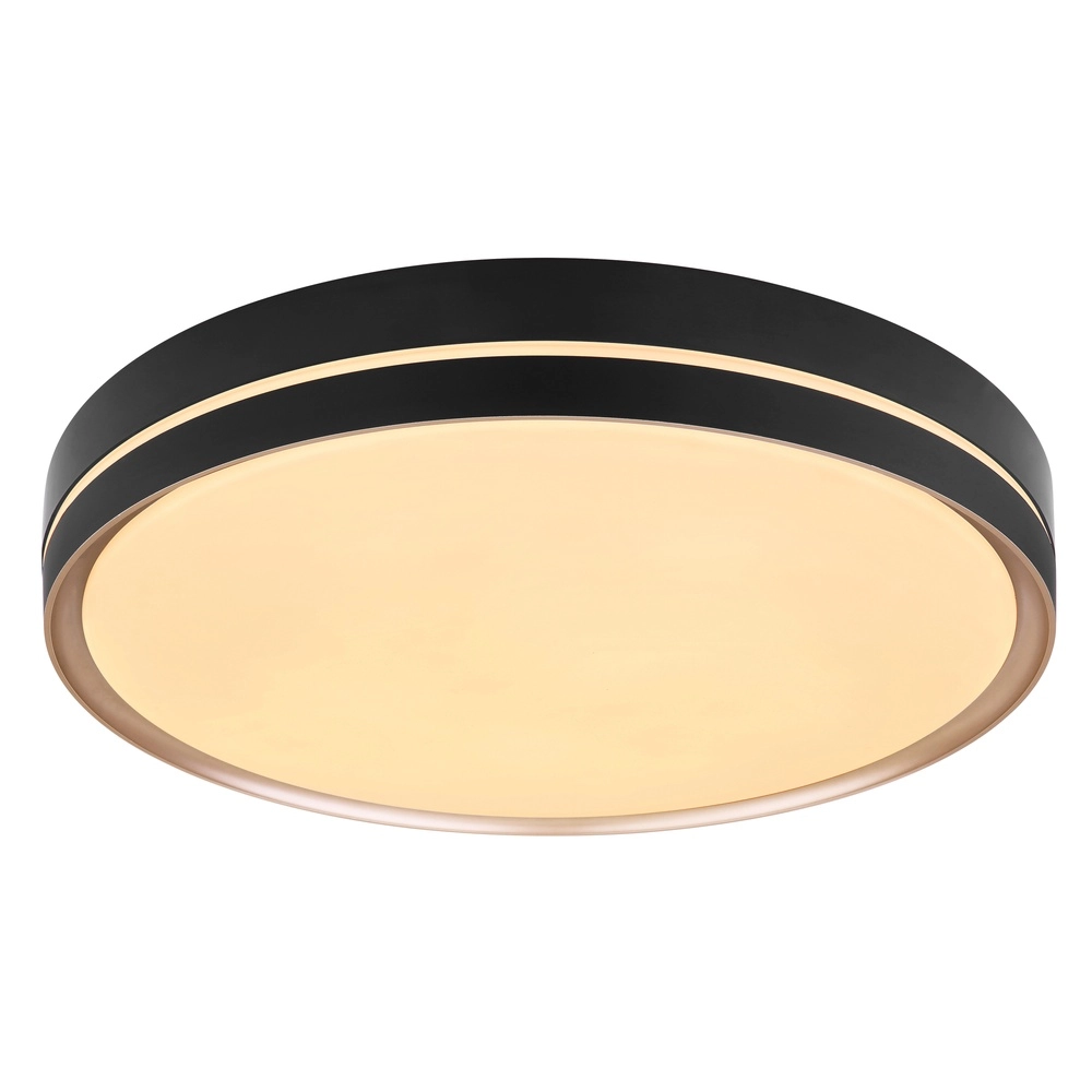 Lampe de plafond à design Manni noir Ø 48,5cm Globo 9007371425150