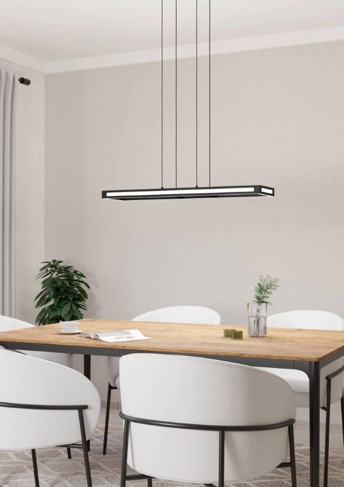 Lampe suspendue design Salvilanas-Z noir Eglo 9002759996789