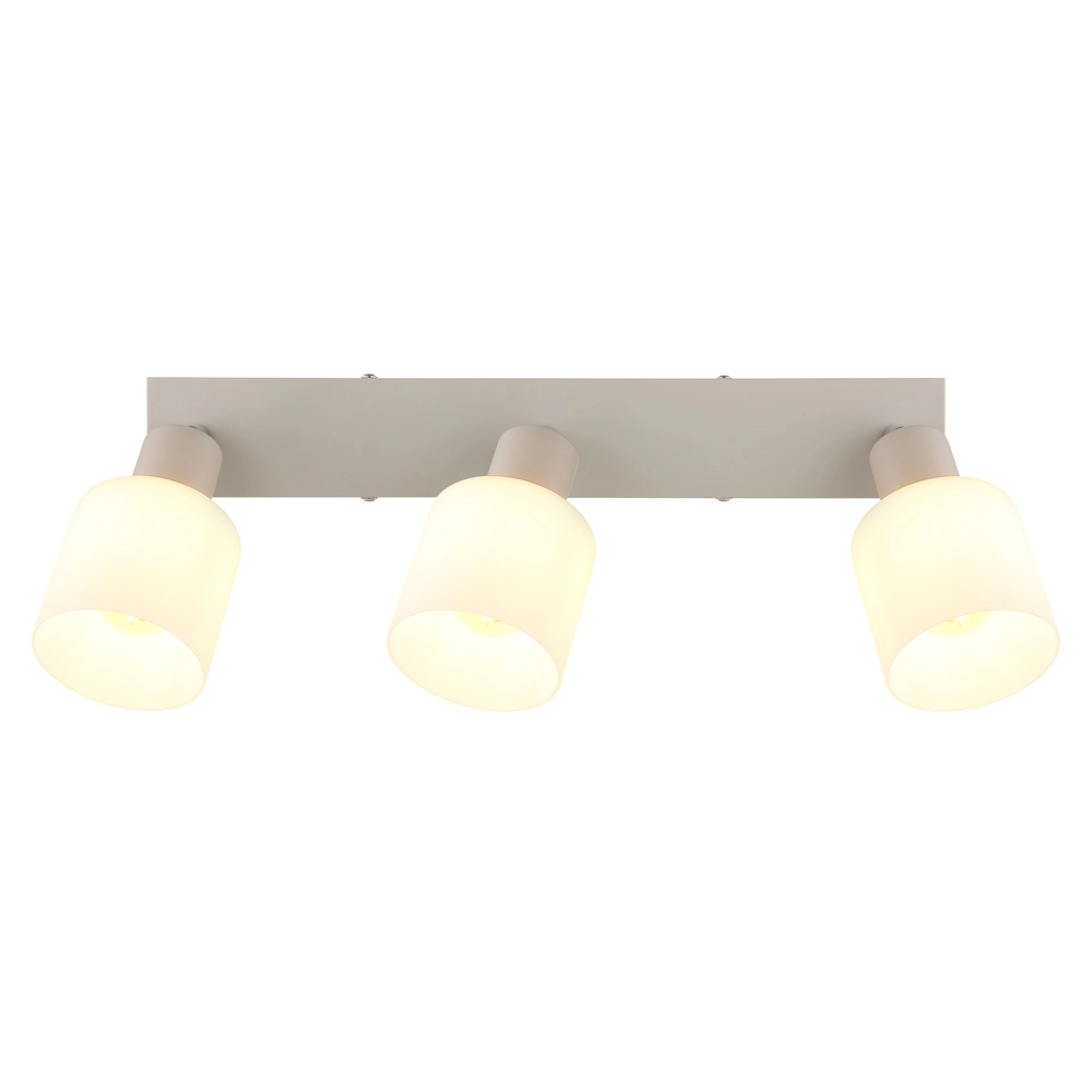 Spot de plafond 3 lumières Trent brun sable Globo 9007371578962