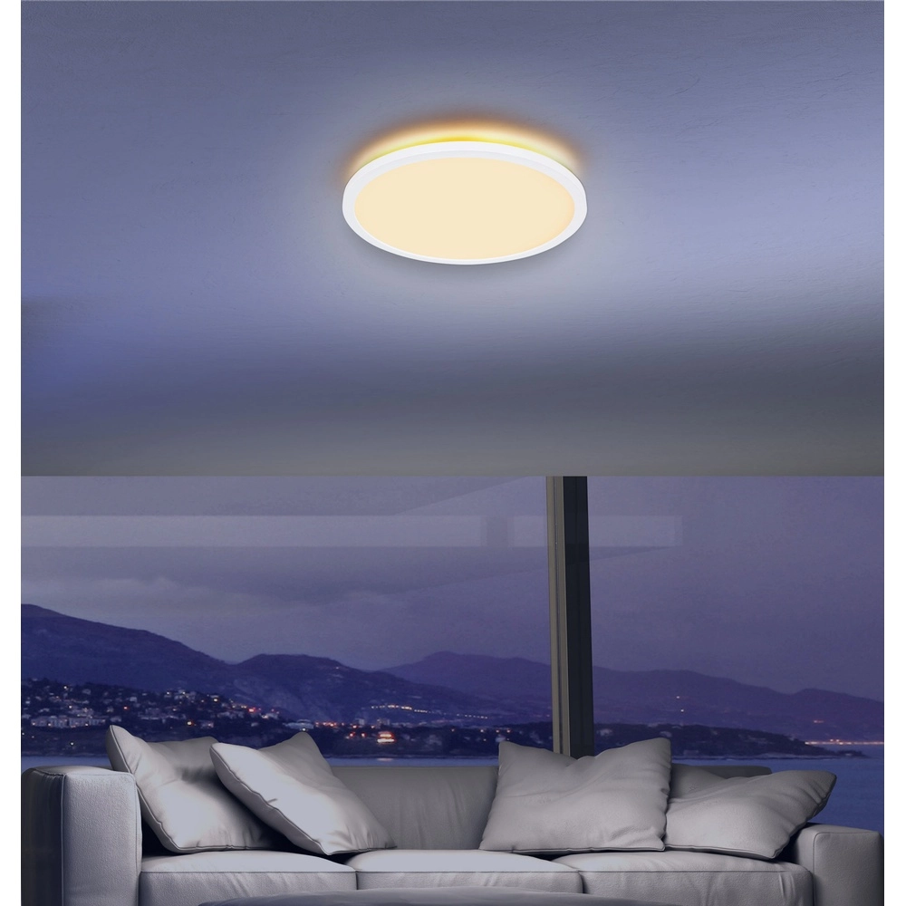 Éclairage de plafond Sapana Ø 29,4 cm de blanc Globo 9007371414406