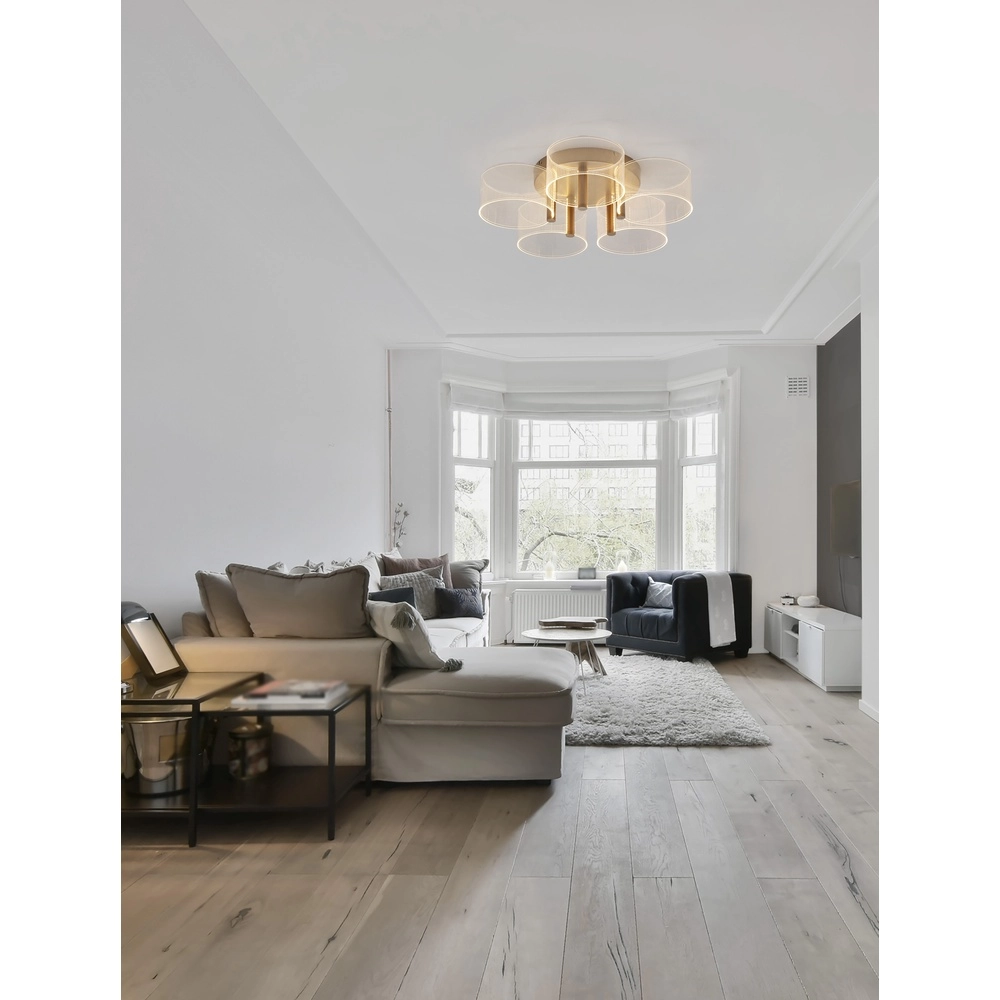 Plafonnier design Gatlin or Ø 56cm Lyora 5212017433503