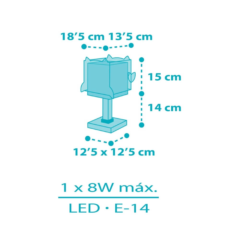 Lampe de chevet enfant Little Owl Dalber 8420406643915