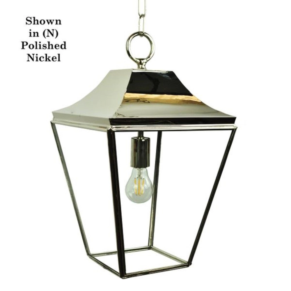 Lampe suspendue rurale Knightbridge 48cm - cuivre antique (ant) Limehouse