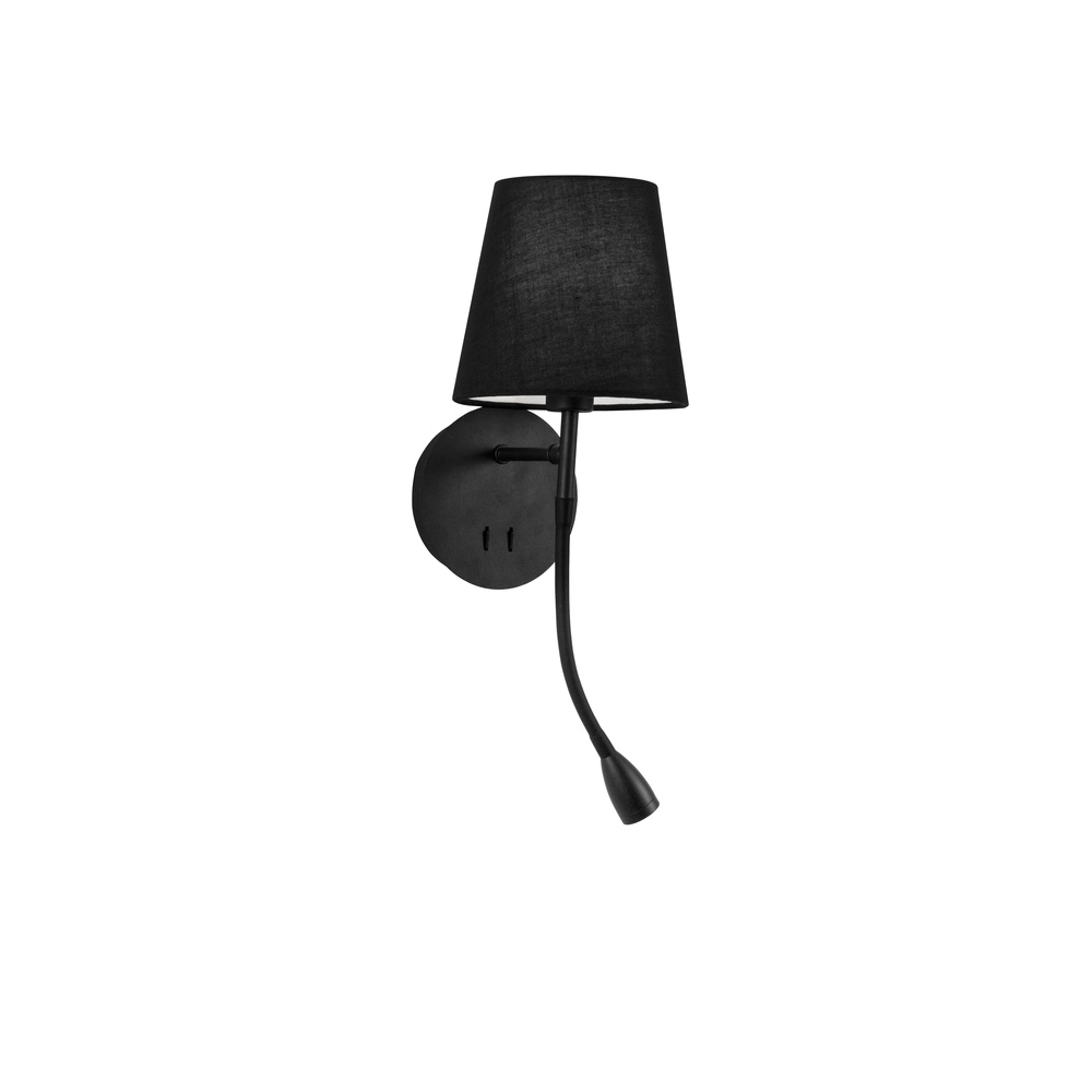 Lampe de chevet Nia noir Lyora 5212017427120