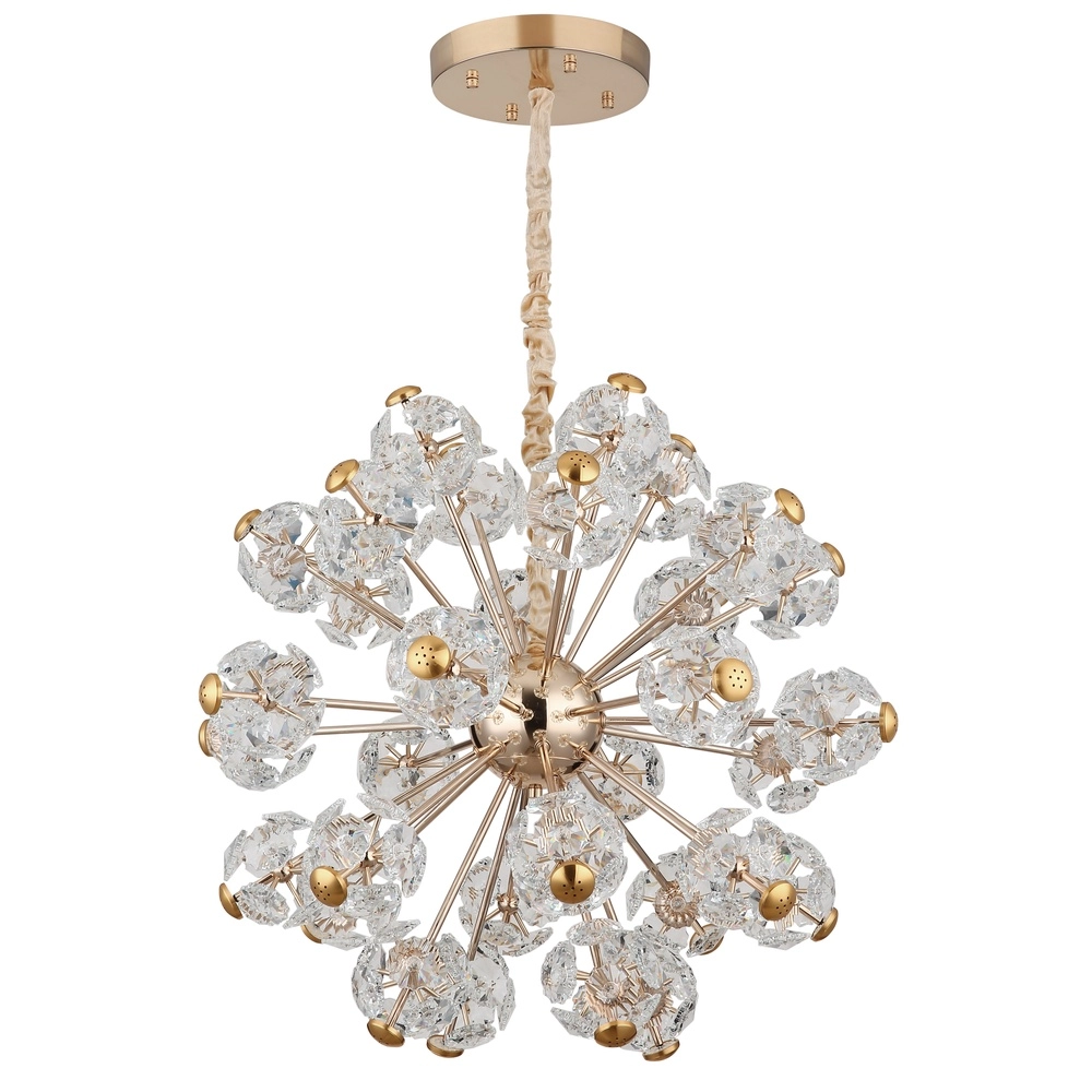 Lampe pendante dorée Floriella Ø 80cm Globo 9007371510559