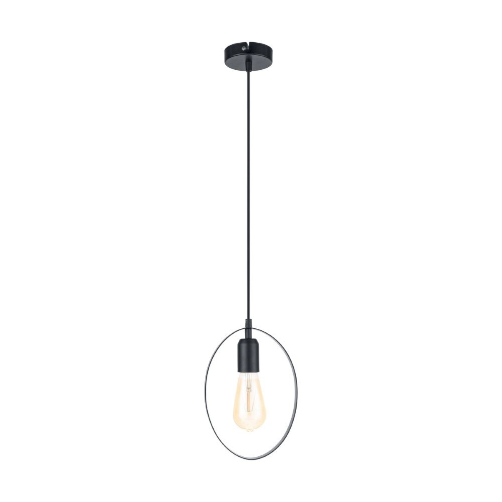 Lampe à suspension Bedington Oval noir Eglo 9002759497750