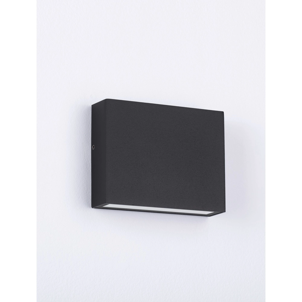 Spot mural épuré Tick Downlighter Noir Lyora 5212017453617