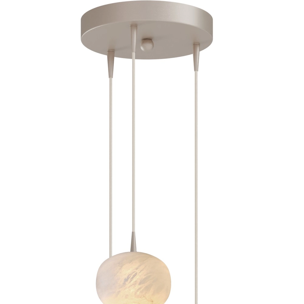 Lampe pendante de conception Alta Terra beige 3 clairs Masterlight 8718121438153