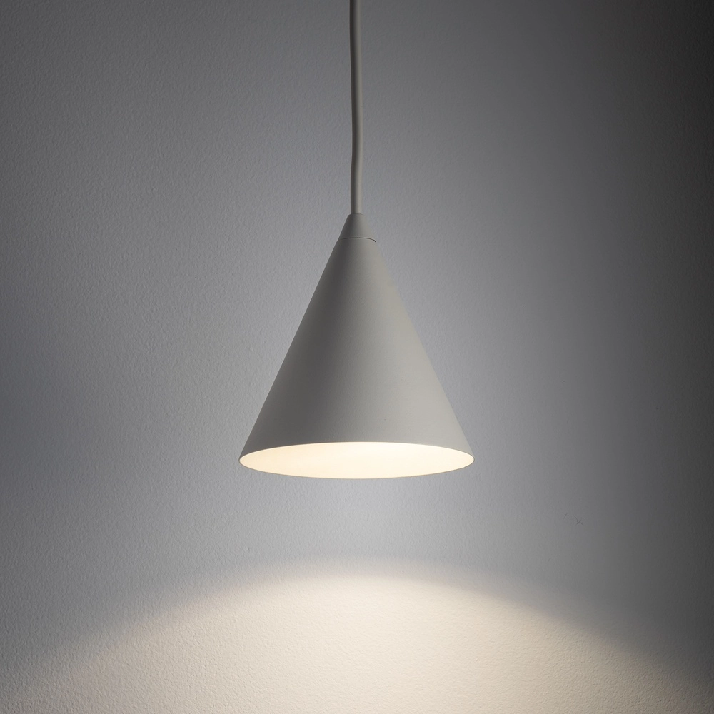 Lampe pendante de conception Zenith gris Ø 11cm Lyora 5903139114554