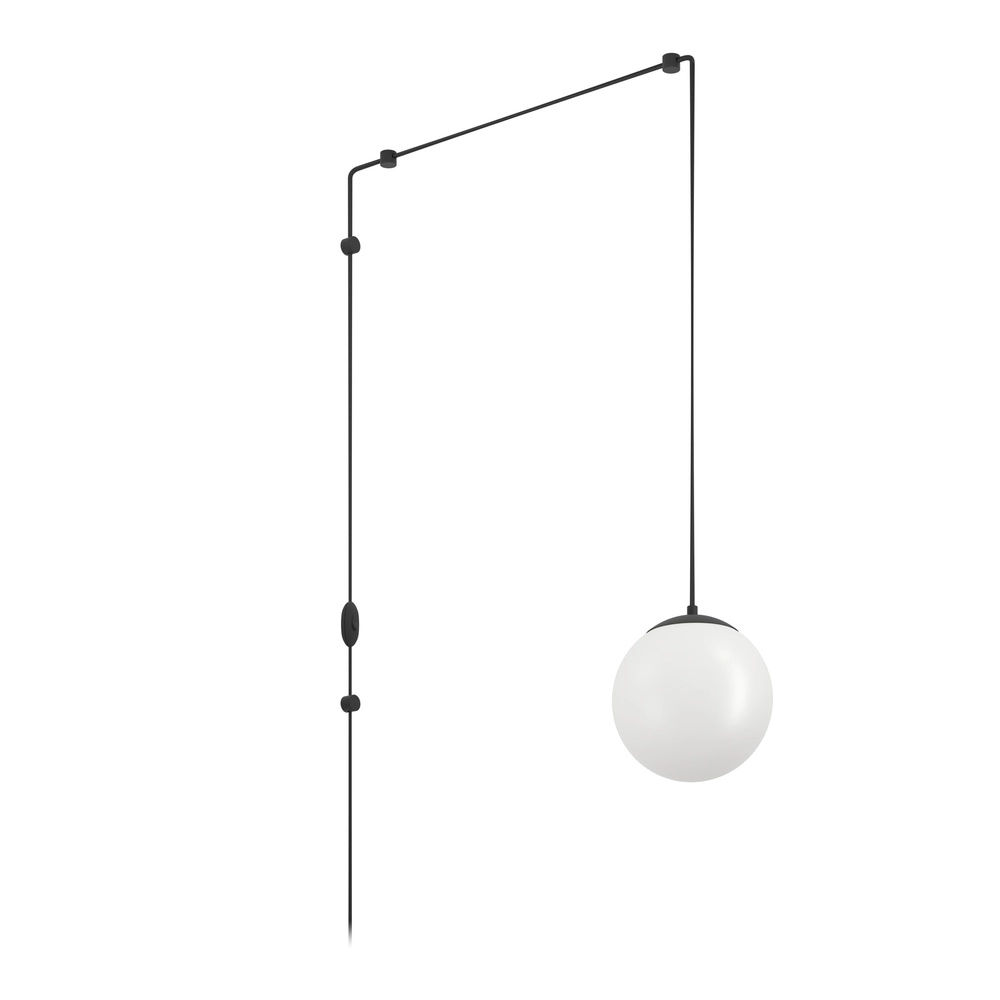 Pendule flexible Rondo 3 Globe blanc avec connecteur