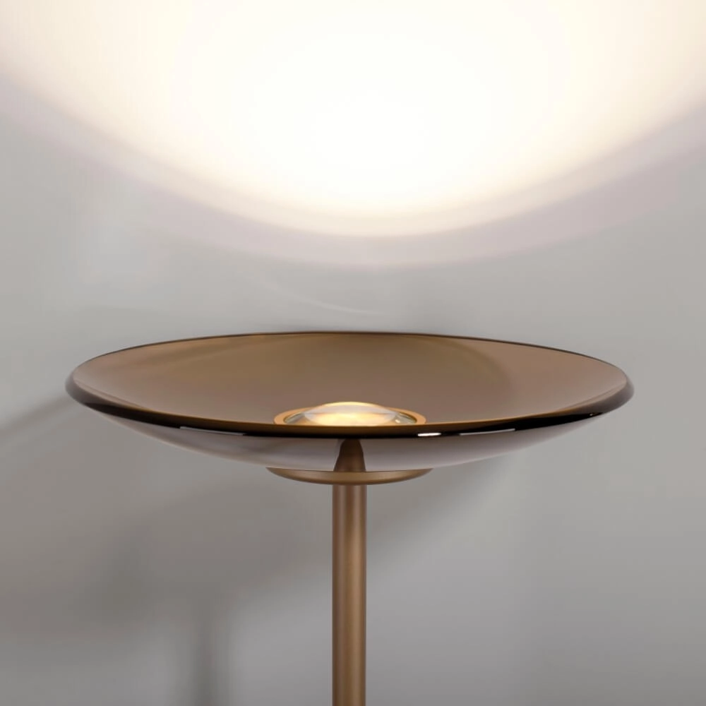 Lampadaire en bronze Pure Moon conception Paul Neuhaus 4012248382745