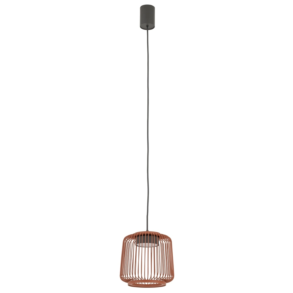 Lampe cage Kenai terre cuite Ø 18cm Lyora 5903139122184