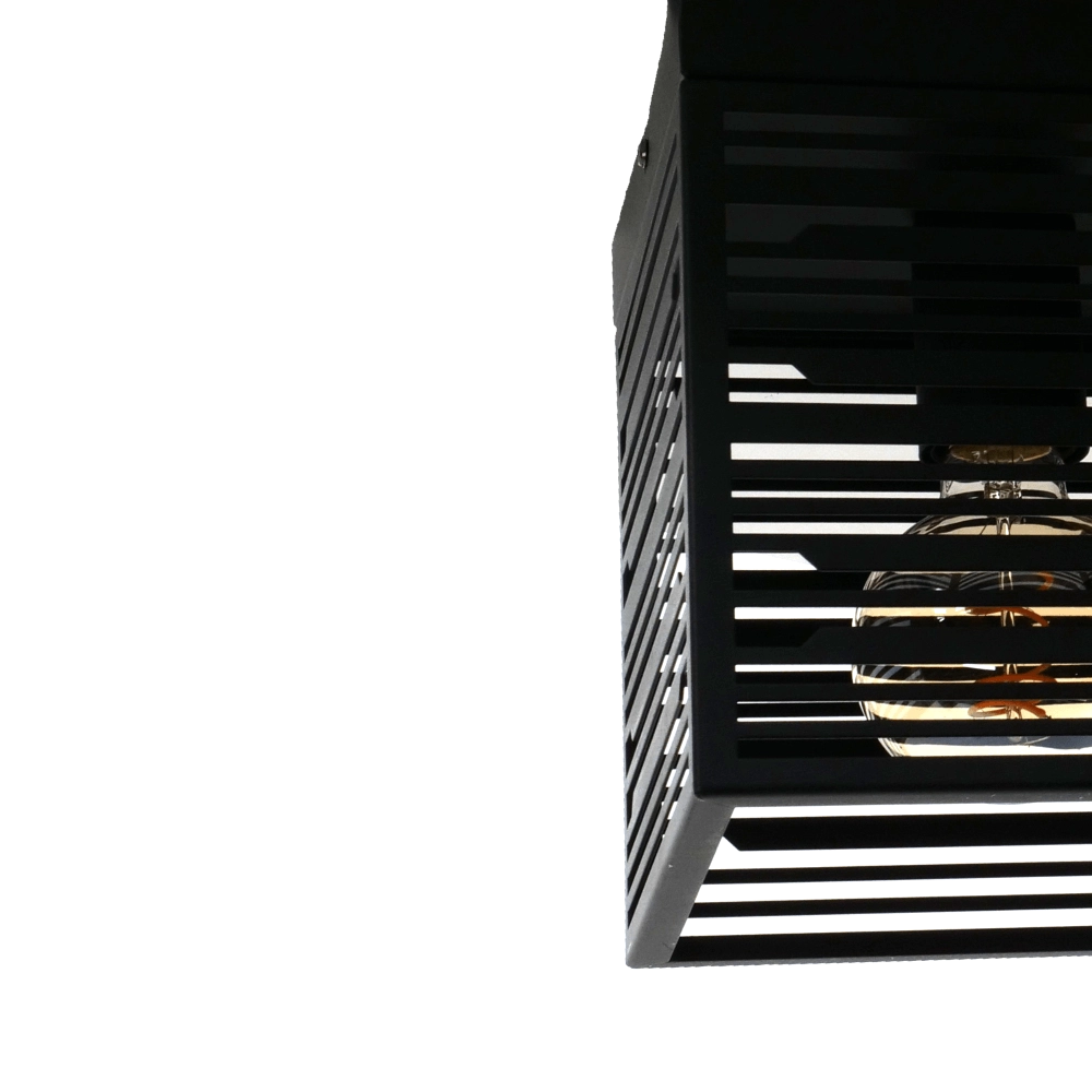 Plafonnier Piedritas noir - 3x E27 Eglo 9008606235728