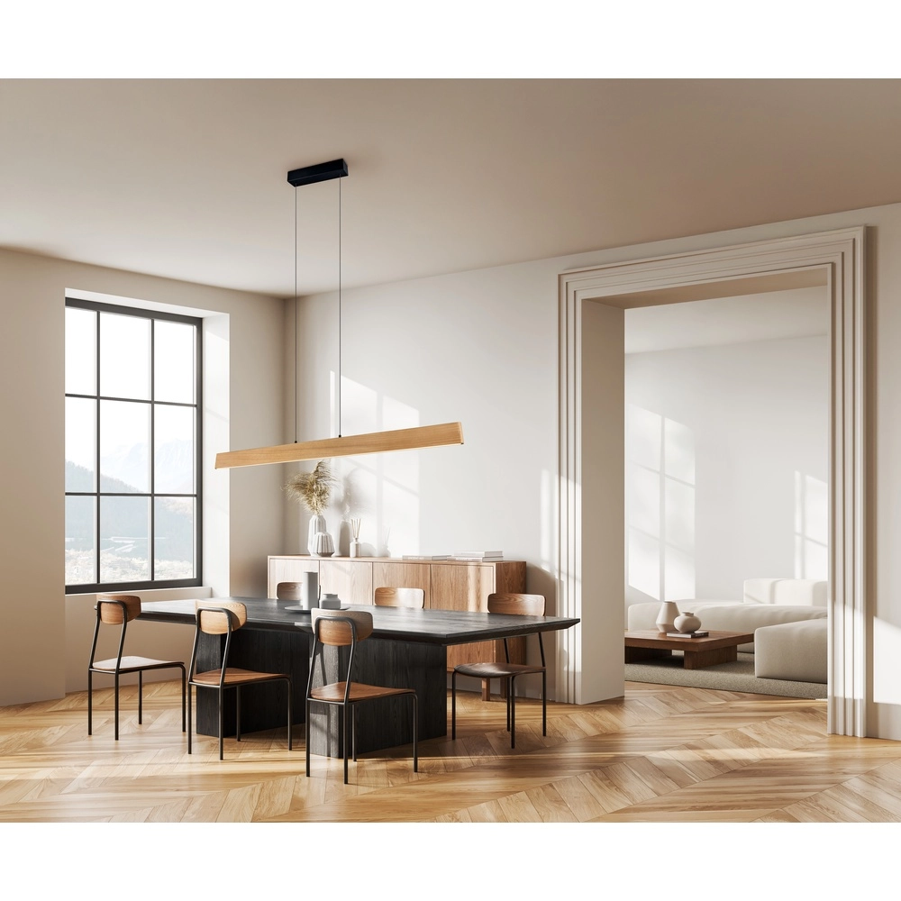 Suspension élégante Edgewood Bois de 150cm Trio 4017807662252